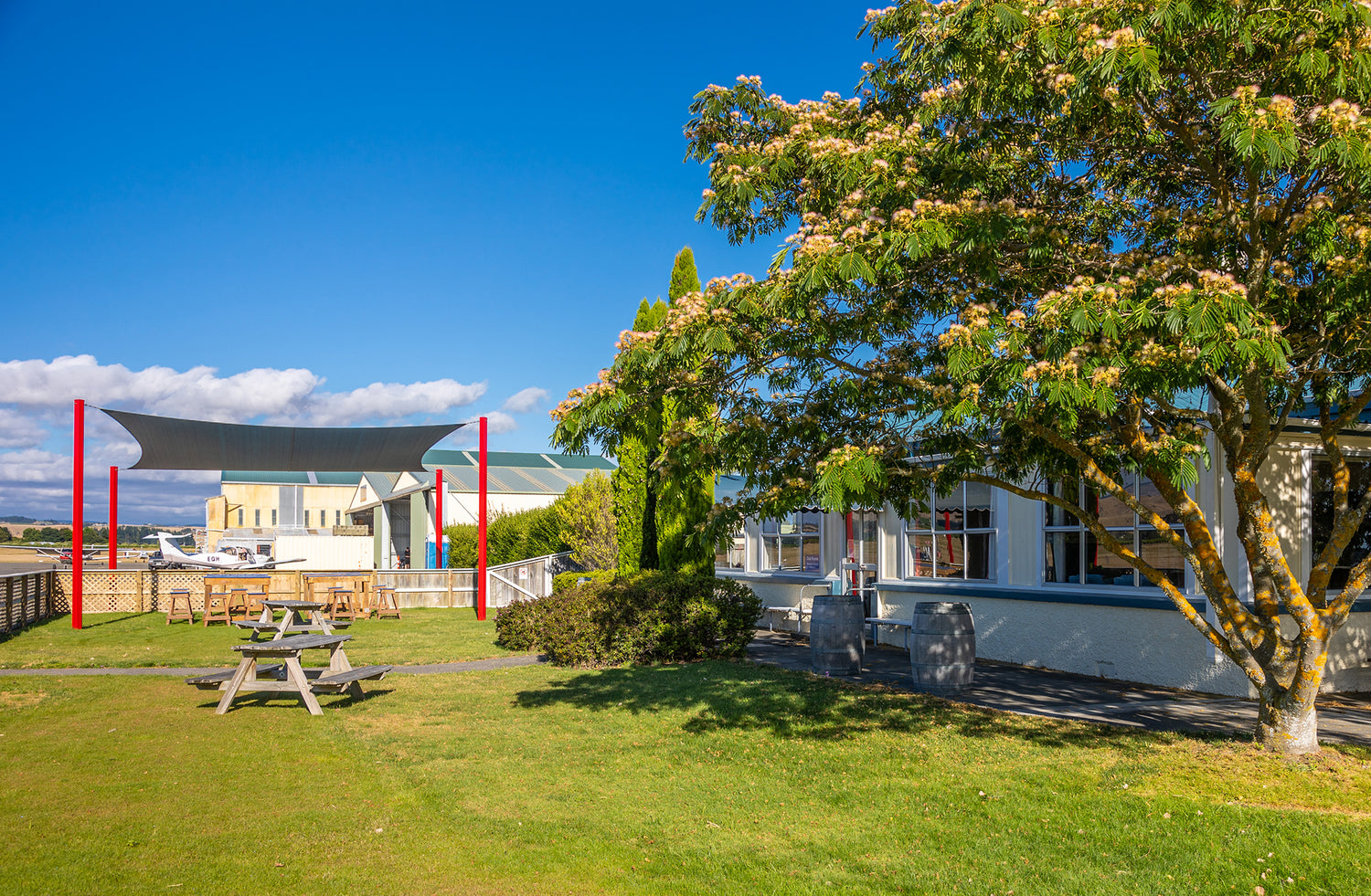 Marlborough Aero Club clubhouse in Marlborough NZ