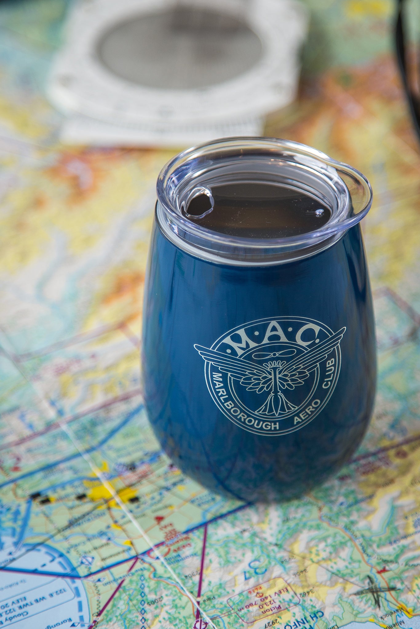 Marlborough Aero Club keep cup coffee mug