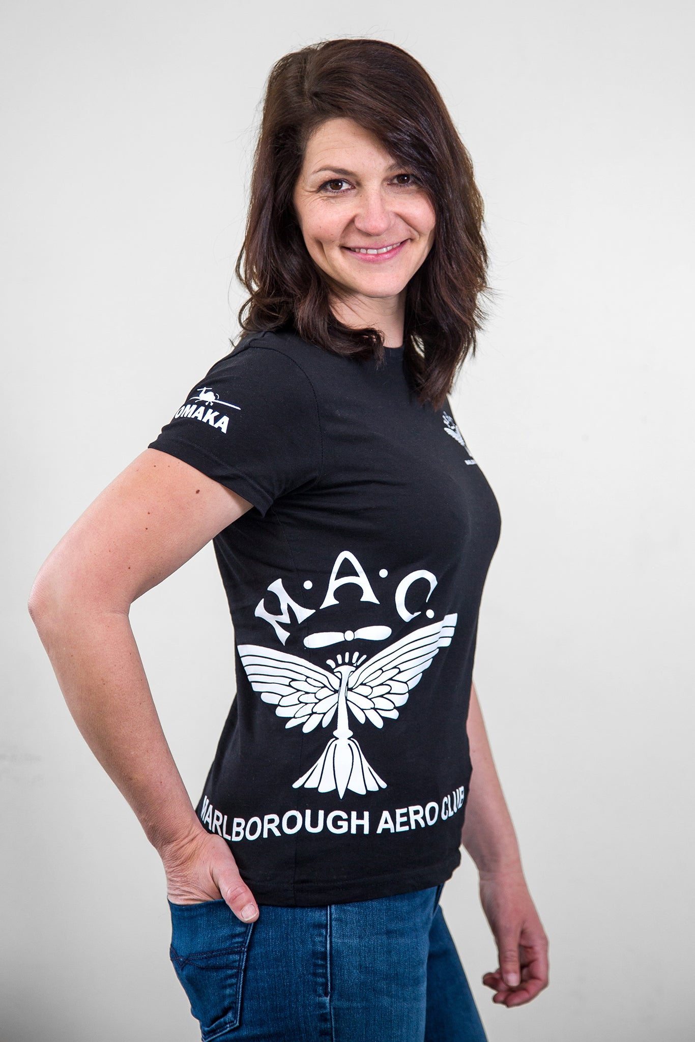 Marlborough Aero Club woman's printed tee shirt